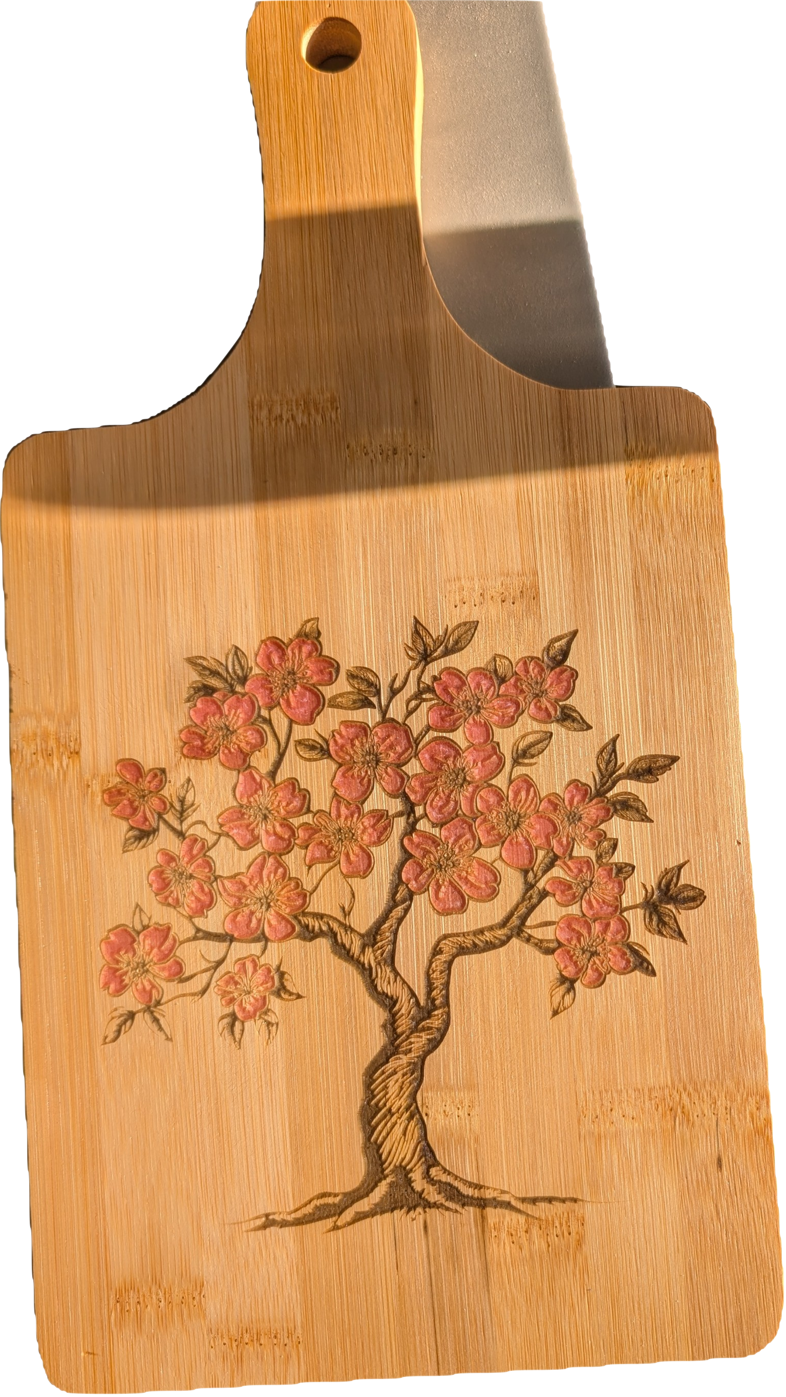 7"x13.75" Cherry Blosom Serving Paddle