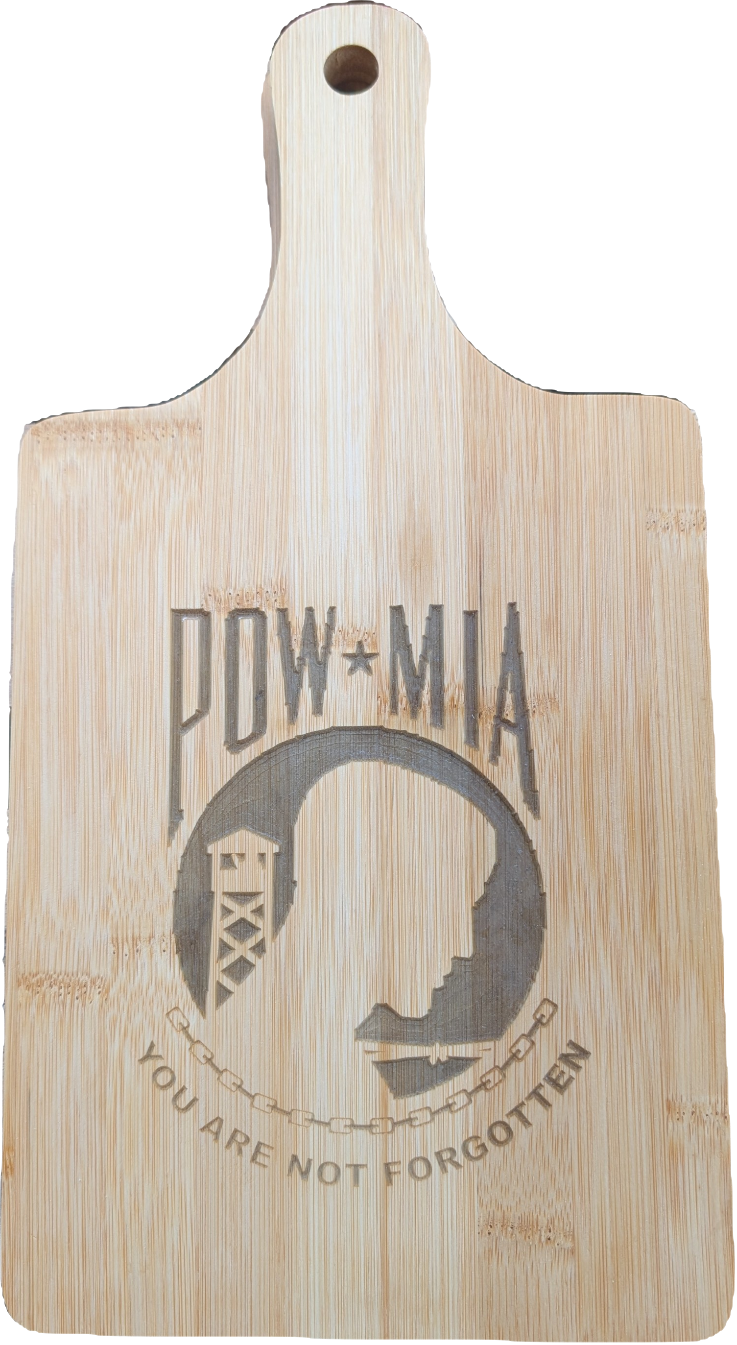7"x13.75" POW MIA Serving Paddle
