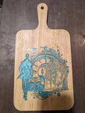 7"x13.75" Time Traveler Serving Paddle